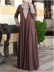 European&American long sleeved long sleeved dress