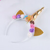 Cute Kids Baby Girls Unicorn Horn Hair Band Headband Birthday Party Flower Crown