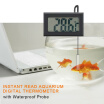 TPM10 Acuario De Lectura Instantánea Termómetro Digital Tanque De Peces Sonda Impermeable Reptil Terrario Pantalla LED Indicador