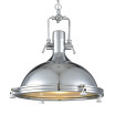 Baycheer HL371883 Nautical Style 1 Light 1575 Wide Frosted Glass Indoor Lighting Pendant