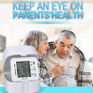 Professional Digital LCD Wrist Blood Pressure Monitor Heart Beat Rate Pulse Meter Measure