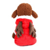 Ropa Para Perros Mascotas Elk Plus Ropa De Terciopelo Perro De Peluche Mascota Otoño E Invierno Alces Algodón Navidad Vacaciones Cálidas Y Cómodas