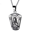 New Style Titanium Steel Drop Pendant Retro Gothic Necklace Christmas Gift For Men - 24 Inch