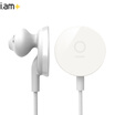 Iam Buttons Ceramic Ceramic Edition Wireless Sports Bluetooth Headphones Magnetic Suction Earphones Headphones White