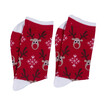Womens Mens Xmas Socks Cotton Soft Thick Socks Snowman Snowflake Deer Print
