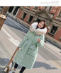 Cotton east gate new down cotton-padded jacket large size thickening long&long style casual padded jacket lady