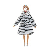 Fashion Clothes for Doll Leopard-printed Plush Coat Doll Clothes Accessory for Kids Toy Present