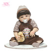 Rebirth Baby 22in Reborn Baby Rebirth Doll Kids Gift All-Silica Gel Boy Baby Reborn O0I5X1I1