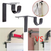 〖Follure〗Single Hang Curtain Rod Holders Bracket Into Window Frame Curtain Rod Bracket