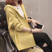 Autumnwinter new womens 2018 Korea edition lounging hooded cardigan jacket womens harajuku sweater