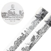 Kinbor × word painted Chinese PDA&paper tape 45mm10m wide version of the hand book sticker construction decorative tape DTB64176 Kinbor × word painted Chinese PDA&paper tape 45mm10m wide version of the hand book sticker construction decorative tape DTB64176
