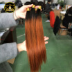 Ombre Brazilian Straight Hair Garde 8A 3 Bundles Brazilian Virgin Human Hair No Tangle No Shedding