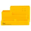 Fizz multi-function 6 grid creative pen holder desktop storage office supplies orange BT5950