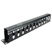 Amp Simon S1108 engineering thickened metal cable management rack 12 file 24 19-inch 1U cabinet grid cable management
