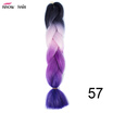 Silky Strands 24 100g Ombre Synthetic Braiding Hair Extensions For Crochet Braids Kanekalon Jumbo Braids Two Tone Ombre Color 1p