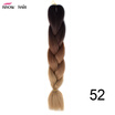 Silky Strands 24 100g Ombre Synthetic Braiding Hair Extensions For Crochet Braids Kanekalon Jumbo Braids Two Tone Ombre Color 1p