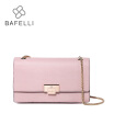 BAFELLI autumn&winter women shoulder bag split leather chains for women crossbody bag bolsos mujer Mint Green pink womens mess