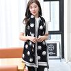 STORY Of SHANGHAI Ladies&39 cashmere scarf autumn&winter warm shawl smile blue