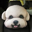Hua 3D animal pillow car headrest lumbar pillow cartoon creative car accessories Shar Pei