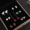 Luo Linglong s925 sterling week ear-rings silver earring women fashion earring jewelry