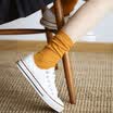 Nanjiren 5 double simple retro solid color tube socks female socks