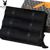 Playboy mens mens socks in the tube cotton business casual summer breathable sweat-absorbent cotton socks 6 pairs of 2716 black code