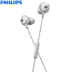 Philips PHILIPS influx of people with strong bass headphones wheat Bass SHE4305 white