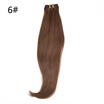 Remeehi Full Head 16"24" Thick Invisible Miracle Wire Flip In Remy Human Hair Extensions Any Colors 120g Width 28CM
