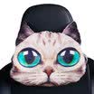 Antarctic nanJiren car headrest 3D cartoon headrest animal interior neck pillow neck pillow pad big eyelid