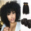 kisshair kinky curly original Indian human hair cheap price Indian temple hair weft 3 pieces lot