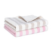 New Jia Bai towel cotton facial tissues wash towel color bar double towel two loaded red blue each one Jingdong own Jingdong own brand