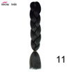 Silky Strands 24 100g Ombre Synthetic Braiding Hair Extensions For Crochet Braids Kanekalon Jumbo Braids Two Tone Ombre Color 1p
