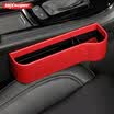 Rapid car seat quilted storage box car gap box car built-in bag storage box creative multi-function car supplies water cup upgrade models brown master driving