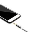 Huashi car aux audio cable car with pure copper 35mm male double male mobile phone car audio cable black