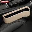 Rapid car seat quilted storage box car gap box car built-in bag storage box creative multi-function car supplies water cup upgrade models brown master driving