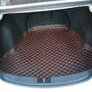 KOOLIFE car trunk mat leather wear-resistant non-slip waterproof trunk mat for 05-17 Volkswagen POLO-coffee color