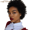 AISI HAIR Afro Kinky Curly Wig Synthetic Short Black Wigs for African Women Femal Hair