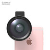 ORICO MPC-A1 phone lens wide-angle macro two-in-one high-definition SLR external camera camera artifact Apple iphone Huawei Universal 045X wide-angle