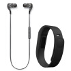 Plantronics BackBeat GO 2 Stereo Bluetooth Headset Black FITBIT FLEX Smart Bracelet Elegant Black Smart Smart Bracelet Set