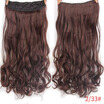 Is a wig 24" 14 Colors Long Wavy High Temperature Fiber Synthetic Clip in Hair Extensions for Women