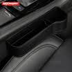 Rapid car seat quilted storage box car gap box car built-in bag storage box creative multi-function car supplies water cup upgrade models brown master driving
