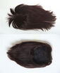 Long Straight Women Hairpiece 100 Human Hair Topper Long Hairpiece Flat Bang