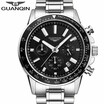 GUQNQIN Mens Watch Fashion Trends Electronic Quartz Watch Business Sport Steel Watch