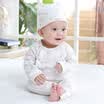 Jingdong joy joint name Bell kiss baby clothes newborn clothes open baby onesies clothing clothes romper B6151 white 80 yards dog year commemorative
