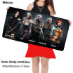 Mairuige Witcher 3 Gaming 900X400X3MM Large Mouse Pad Locking Edge Mousepad Mat for Dota2 CS Mouse Mice Pad for Game Player As Gif
