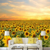 Beautiful Sunflowers Mural Wallpaper Cafe Restaurant Living Room Romantic Backdrop Wall Painting Home Decor Murales De Pared 3D