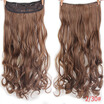 Is a wig 24" 14 Colors Long Wavy High Temperature Fiber Synthetic Clip in Hair Extensions for Women
