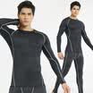ALMOND ALPINT MOUNTAIN tight-fitting men&39s long-sleeved sports compression clothing comfortable breathable fitness clothes fast-drying skinny elastic clothes 650-954 pants black XL