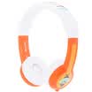 BUDDYPHONES Explore Foldable Kids Headphones Folding Headband Microphone Student Learning English Protection Listening Cute Gifts Orange