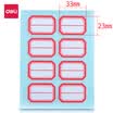 Deli deli 960 23mm × 33mm label sticker self-adhesive label 33429